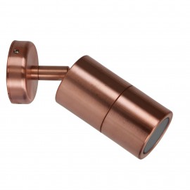 Oriel Lighting-Oxley Single Adjustable Solid Copper Spot Light 240V